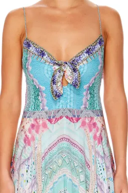 Camilla Garden State Long Dress With Tie Front Size 14 for rent on The Volte - image 4