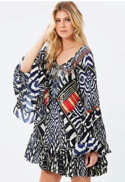 Camilla 'Louwalan Tales' A Line Frill Dress Size S for rent on The Volte - image 5