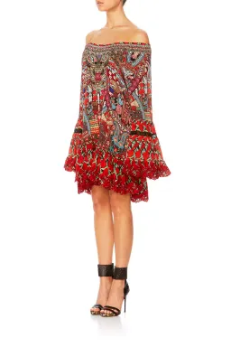 Camilla Queen Alika A Line Frill Dress Print Size 12 for rent on The Volte - image 6