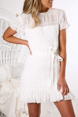 Keepsake The Label Naive Mini Dress white Size 12 for rent on The Volte - image 2