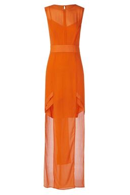 Sass and Bide Sheers Orange Silk Dress Size 10 for rent on The Volte - image 4