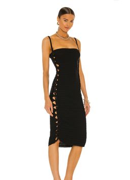 Dion Lee Black Mirror Braid Strap Dress Black Size 8 for rent on The Volte - image 1