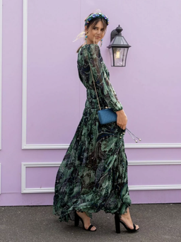 Thurley Delta Gown Green Size 10 for rent on The Volte - image 3