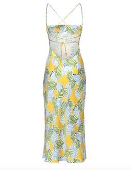 Bec and Bridge Palm Paradise Midi Dress Print Size 14 for rent on The Volte - image 3