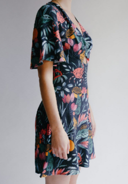 Finders Keepers Sally Mini Dress Tropical Print Size 6 for rent on The Volte - image 3