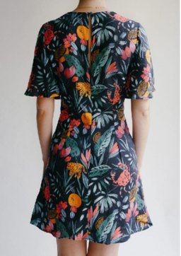 Finders Keepers Sally Mini Dress Tropical Print Size 6 for rent on The Volte - image 4