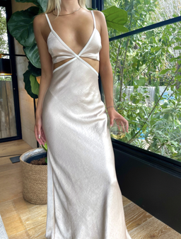 Bec & Bridge Veronique Maxi Dress Sand Size 8 for rent on The Volte - image 4