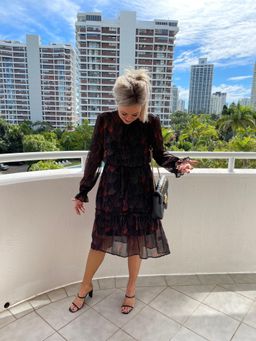 Stella Midi - High neck tie / Super flattering for rent on The Volte - image 2