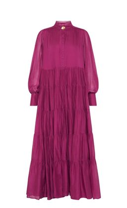 Aje Run Free Maxi Dress Pink Size 8 for rent on The Volte - image 2