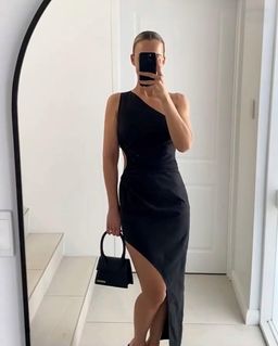 Natalie Rolt Frida Dress Black Size 6  for rent on The Volte - image 3