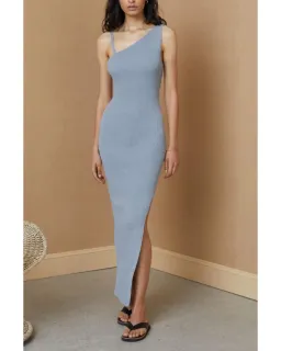 Bec & Bridge Harper Midi Dress Blue Size AU 6 for rent on The Volte - image 1