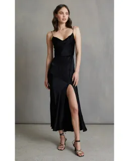 Bec & Bridge Moon Dance Midi Dress Black Size AU 8 for rent on The Volte - image 1