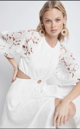 Sheike Ava Maxi Dress White Size 6 for rent on The Volte - image 2