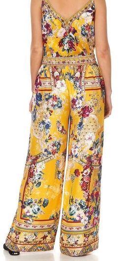 Camilla Crowned Roses Straight Leg Pants Size AU 10 for rent on The Volte - image 3