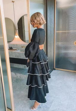 Aje Gracious Cut Out Dress Black Size 8 for rent on The Volte - image 2