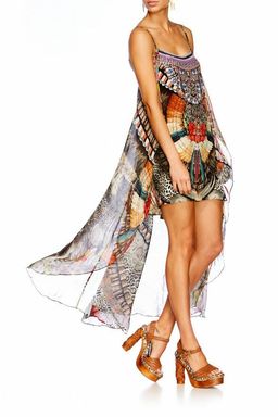Camilla Light My Fire Mini Dress Print Size 6 for rent on The Volte - image 2