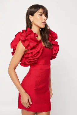 MOSSMAN RAW VISION MINI DRESS for rent on The Volte - image 2