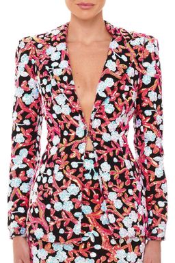 Eliya The Label  Rosetta Blazer Print Size 14 for rent on The Volte - image 4