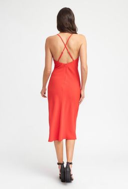 Red kookai slip dress  for rent on The Volte - image 2
