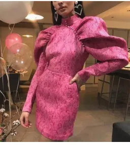 Rotate by Birger Chistensen dress pink size 8  for rent on The Volte - image 1