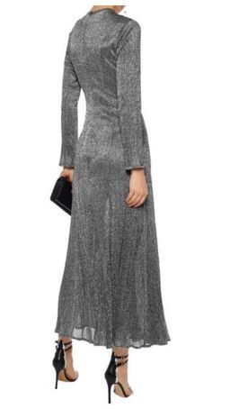 Georgia Alice Silver dusk dress size 8  for rent on The Volte - image 2