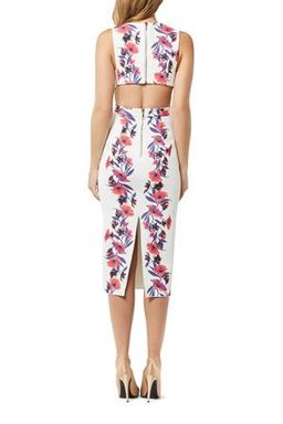 YEOJIN BAE Adele Double Crepe Floral Dress for rent on The Volte - image 2