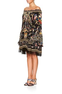 Camilla "Friend In Flora" A Line Frill Dress Size 10 for rent on The Volte - image 2