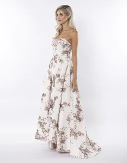 Bariano Makes Us Girls Mesh Ballgown Pink Size 10  for rent on The Volte - image 2