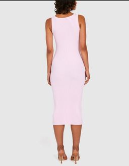 BY JOHNNY. - Alice Split Knit Dress - Light Pink for rent on The Volte - image 5