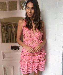 Thurley foxtrot pink mini size 8 for rent on The Volte - image 1