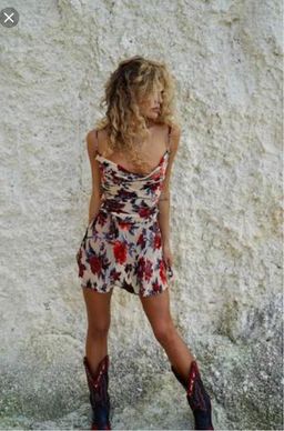 Rat & Boa Cerretti Mini Dress Floral Size 6 for rent on The Volte - image 3