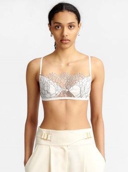 Dion Lee Trace Lace Bandeau white size 8 for rent on The Volte - image 1