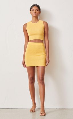 Bec & Bridge Squeezy Knit Set Lemon Size 6 for rent on The Volte - image 1