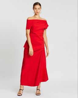 Acler Thistle Skirt Red size 10 for rent on The Volte - image 6