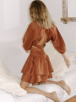 Shona Joy Elsa set brown size 10  for rent on The Volte - image 3