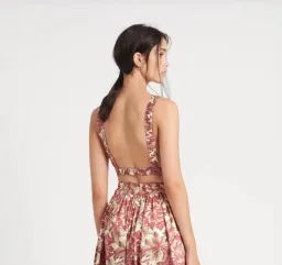 Sir The Label Valetta Top Red Floral Print Size 0 | AU 6 for rent on The Volte - image 2