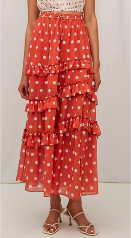 Steele Poppy Skirt & Matching Frenchi Top Set Size 10 for rent on The Volte - image 4