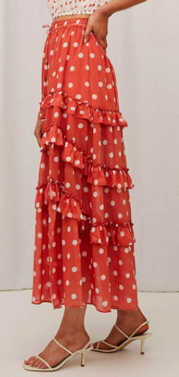 Steele Poppy Skirt & Matching Frenchi Top Set Size 10 for rent on The Volte - image 3