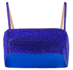 Nue Studio Crystal Embellished Vest Top Blue Size M for rent on The Volte - image 4