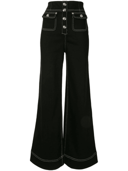 Alice McCall Rock With You Wide Leg Jeans Black Size 10 for rent on The Volte - image 3