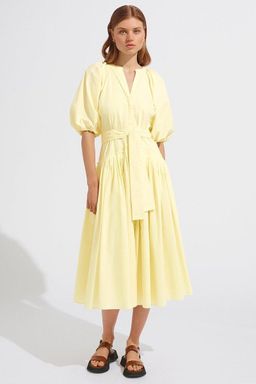 Steele Lemon Selma Dress Yellow Size 10 for rent on The Volte - image 1