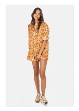 Zimmermann Andie Relaxed Shirt Almond Floral Size 1 / AU 10 for rent on The Volte - image 1