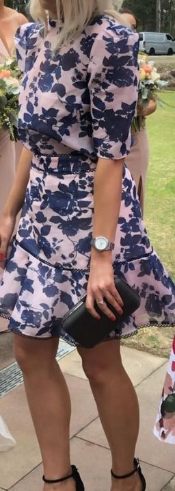 Keepsake the Label Halo Blouse Size S and Skirt Size L Set Print for rent on The Volte - image 4