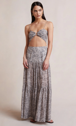 Bec & Bridge Sahara Crop Top and Maxi Skirt Print Size 8 for rent on The Volte - image 1