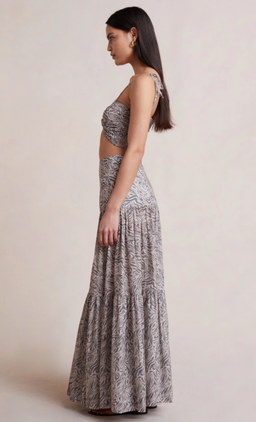 Bec & Bridge Sahara Crop Top and Maxi Skirt Print Size 8 for rent on The Volte - image 3