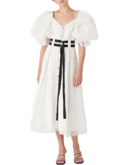 Aje eucalypt burnout dress for rent on The Volte - image 1