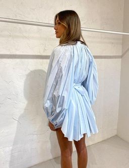 Acler Margot Dress - Powder Blue - Size 8 for rent on The Volte - image 5