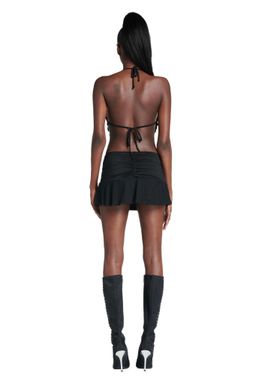 I. AM. GIA Circe Crop Top & Skirt Set Black Size Small  for rent on The Volte - image 4