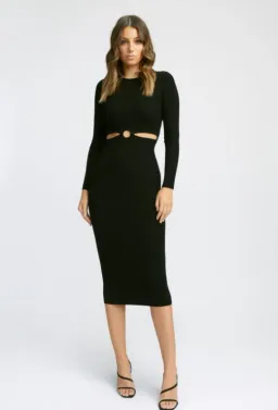 LONG SLEEVE CUT OUT DRESS for rent on The Volte - image 1