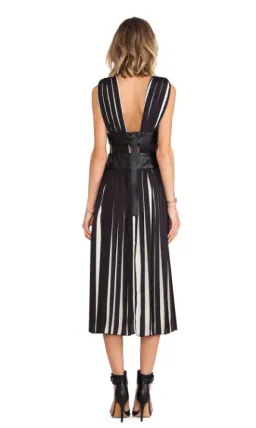Shakuhachi Pleats Please Maxi Dress Black Size 10  for rent on The Volte - image 2